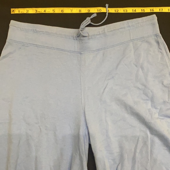 Gap Baby Blue Elastic Waist Wide Leg Capri - Picture 3 of 5